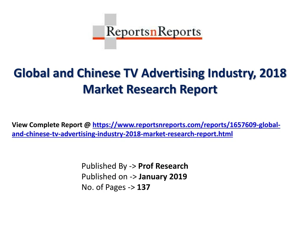 global and chinese tv advertising industry 2018