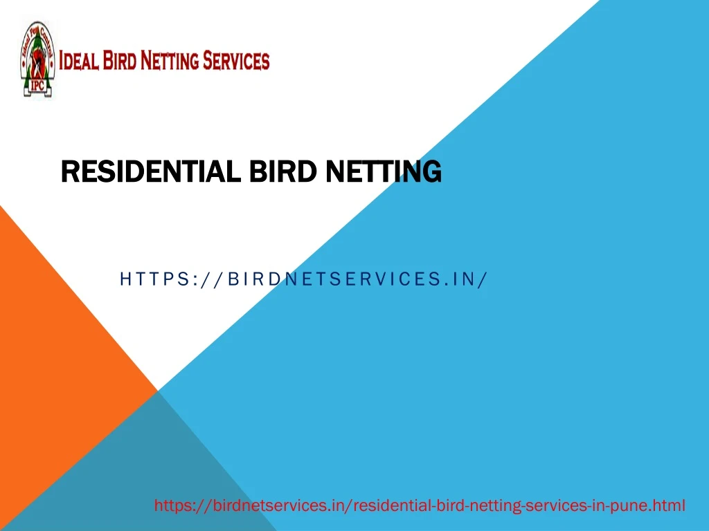 residential bird netting