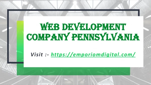 Web Development Company Pennsylvania