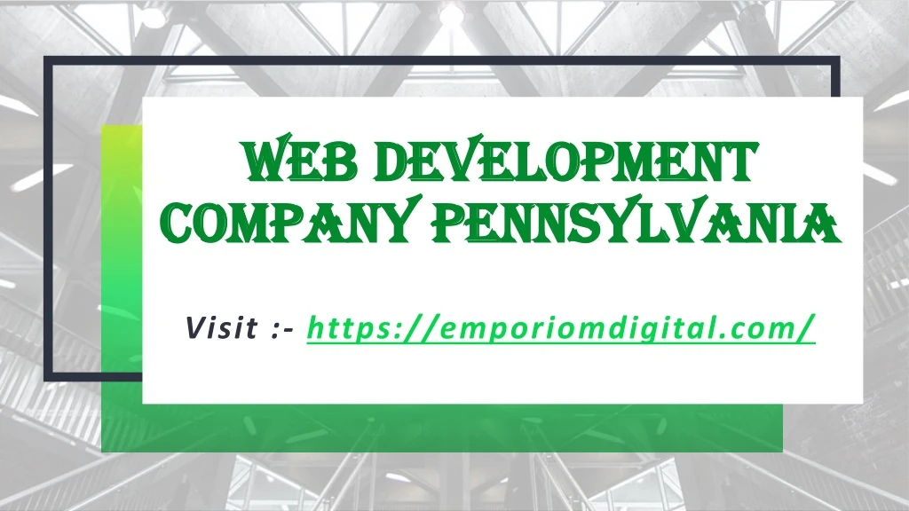 web development web development company