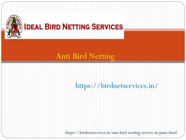 Anti Bird Netting Service hinjewadi,Pimpri-Chinchwad,Wakad,Pimple-Saudagar,Baner,Balewadi,Pune, Anti Bird Net Dealers |