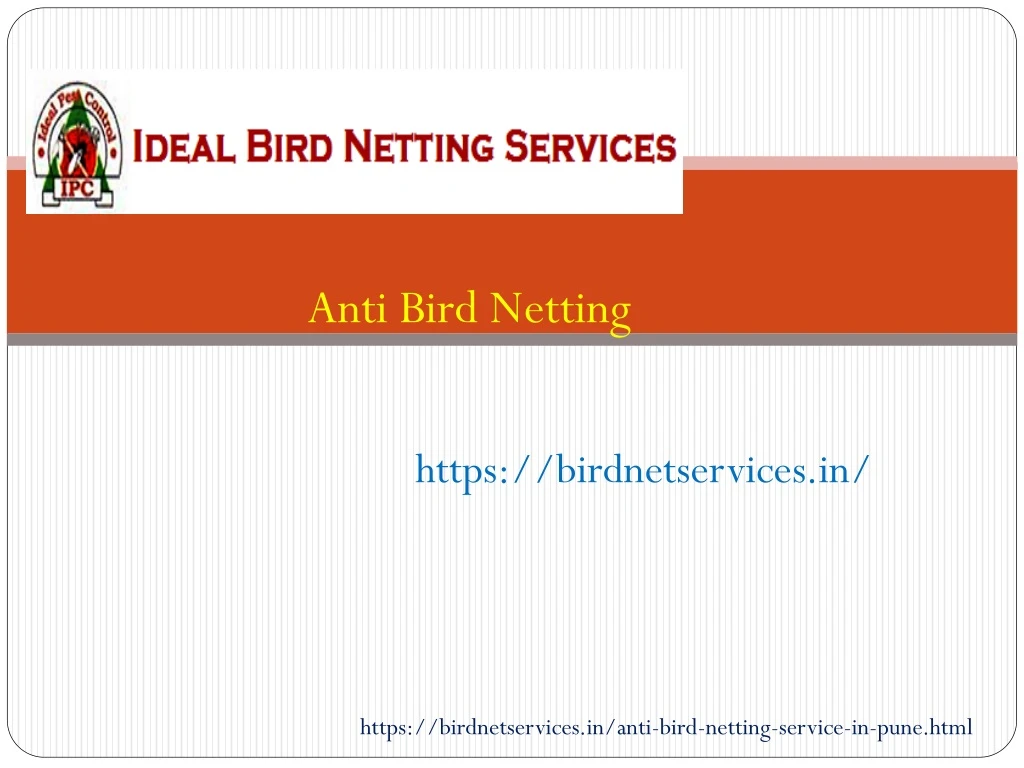 anti bird netting