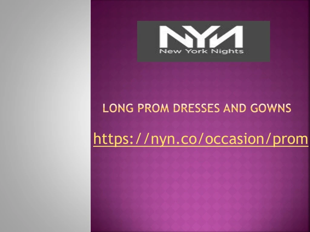 long prom dresses and gowns