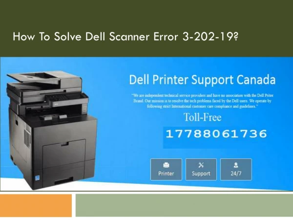 How To Solve Dell Scanner Error 3-202-19?