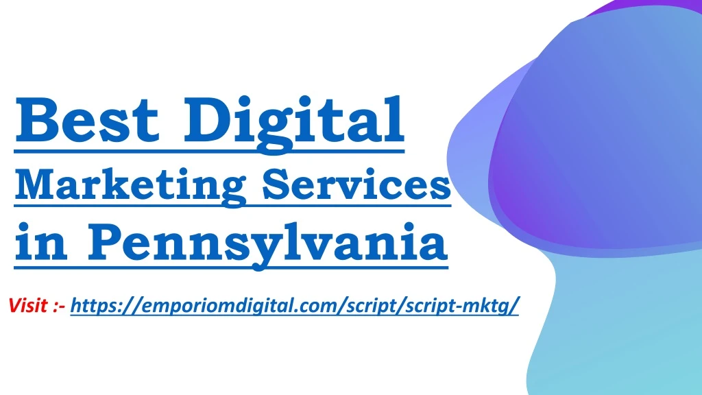 best digital marketing services in pennsylvania