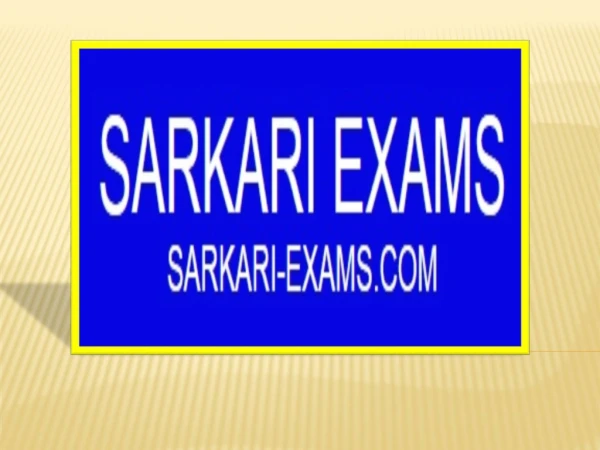 sarkari-exams.com: ?????? ?????? ????? | Latest Online Form | Result 2019
