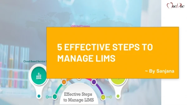 5 Effective Steps to Manage LIMS