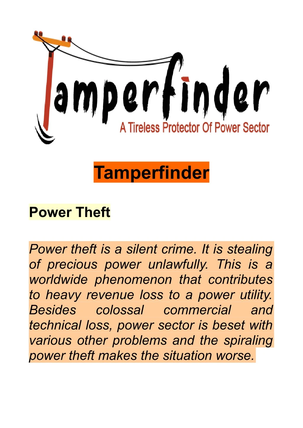 tamperfinder