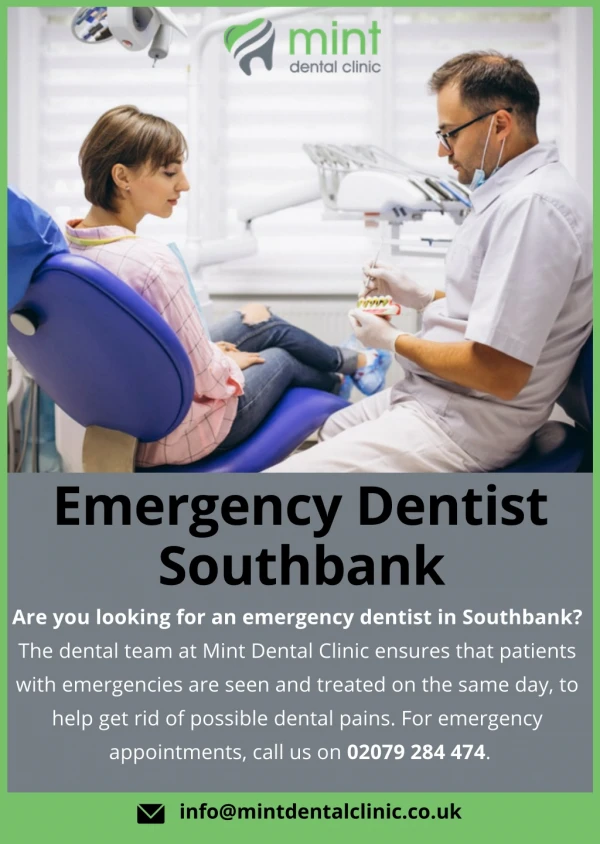 Emergency Dentist Southbank