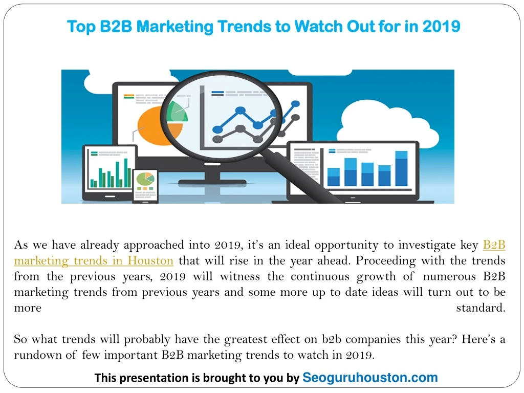 top b2b marketing trends to watch out for in 2019
