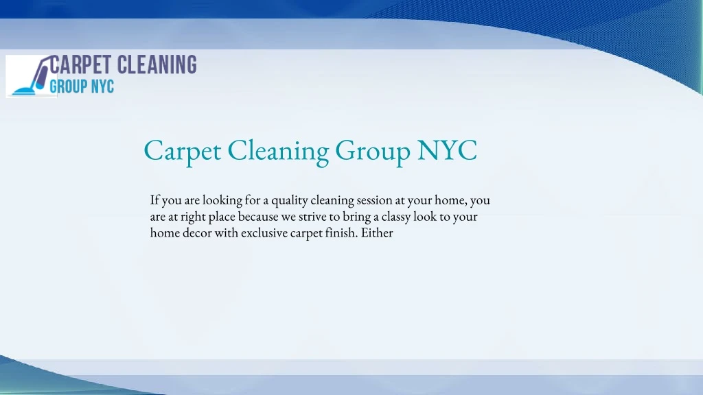 carpet cleaning group nyc