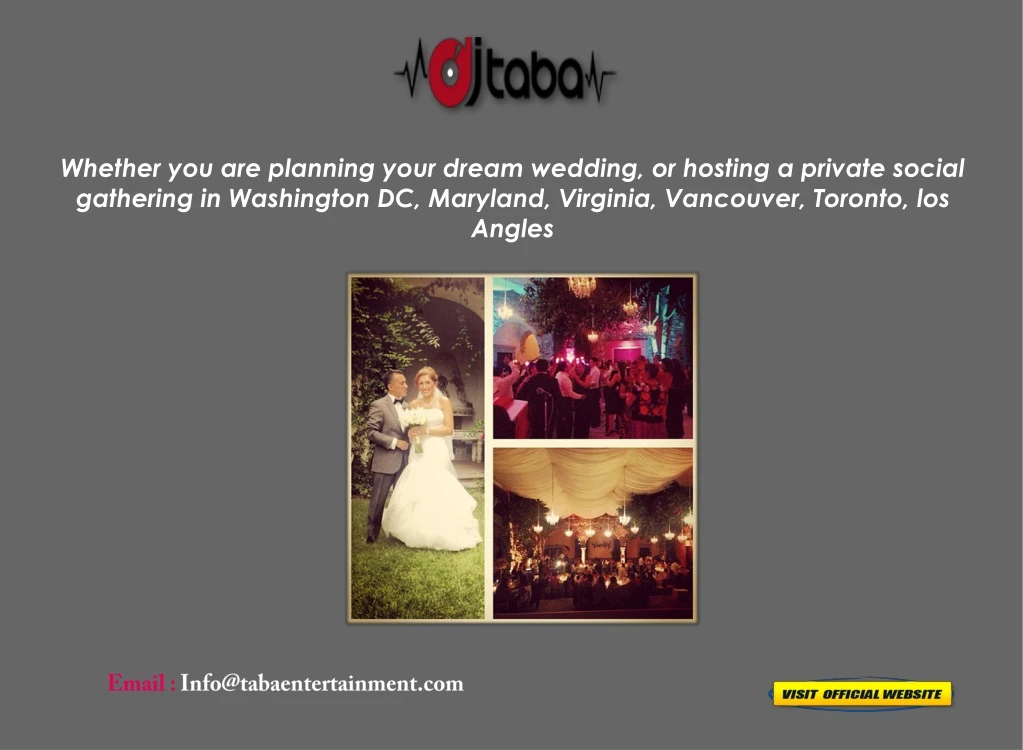 whether you are planning your dream wedding