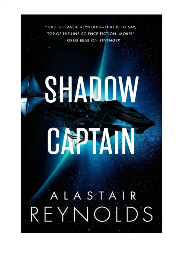 [PDF] Shadow Captain by Alastair Reynolds
