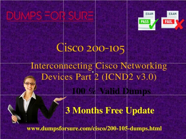 Cisco 200-105 dumps pdf free download - Dumps for Sure