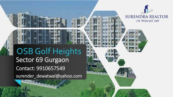 OSB Golf Heights Sector 69 Gurgaon