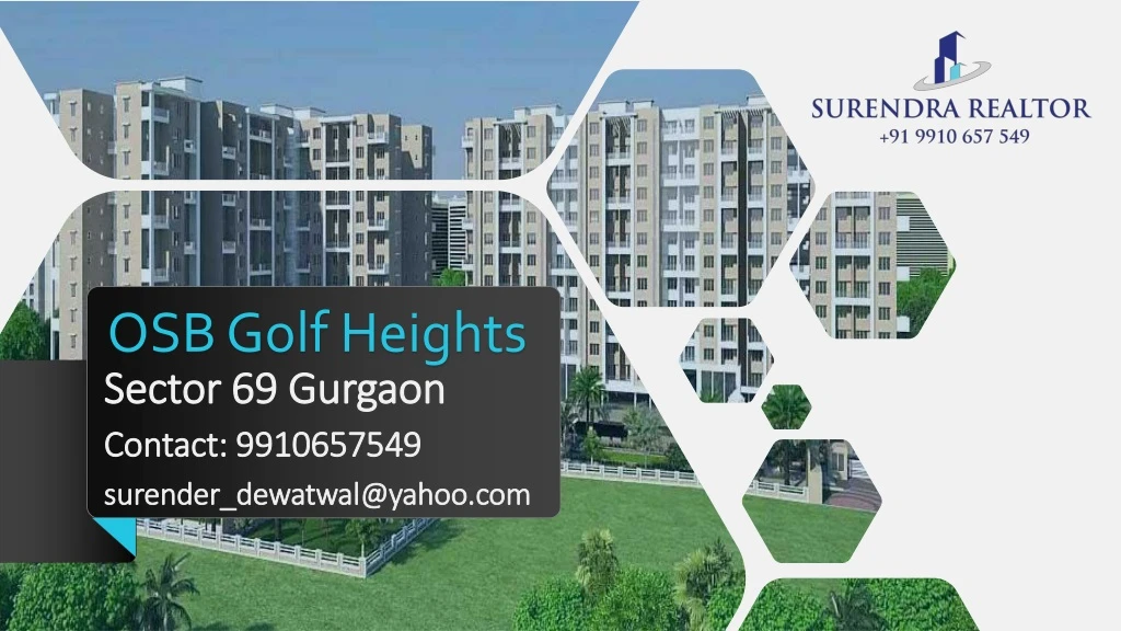 osb golf heights sector 69 gurgaon sector