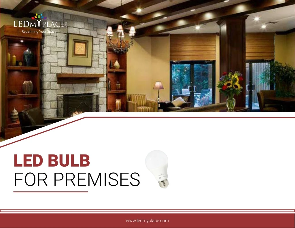 led bulb for premises