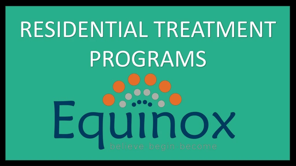 residential treatment programs