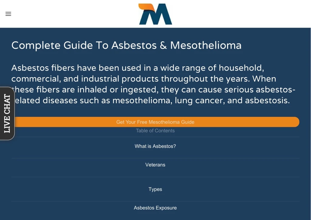 complete guide to asbestos mesothelioma