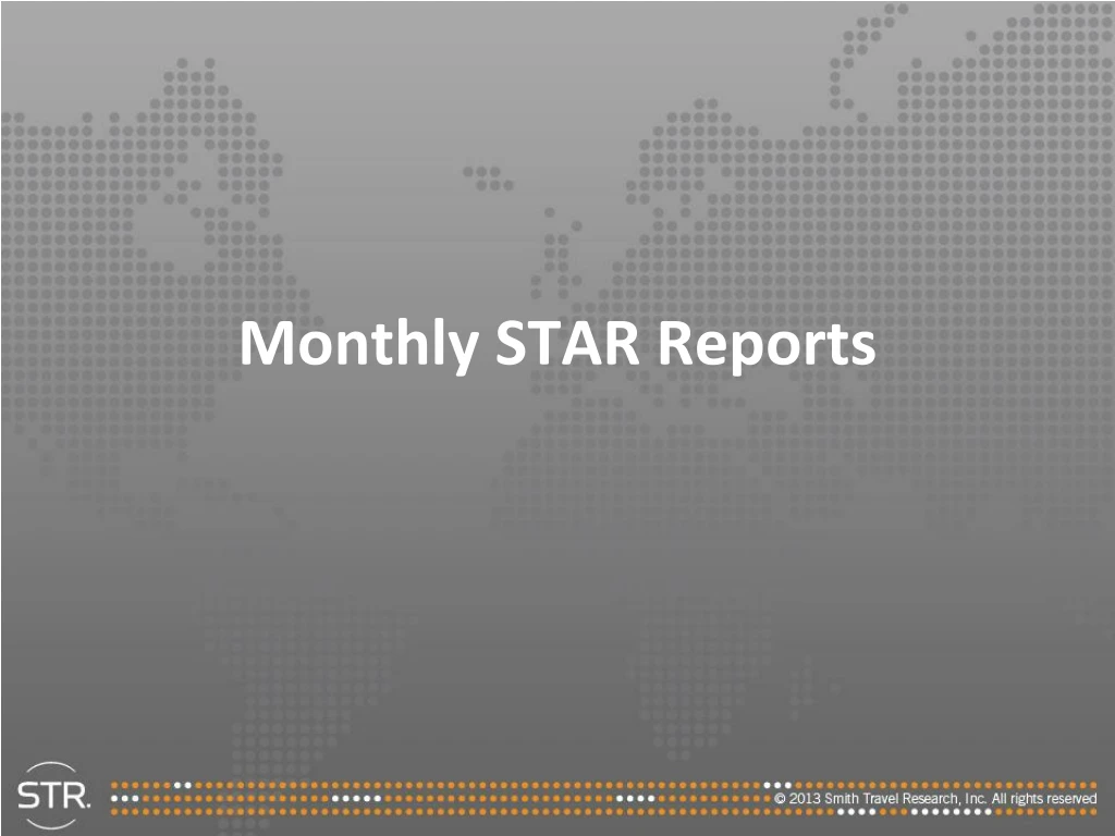 monthly star reports