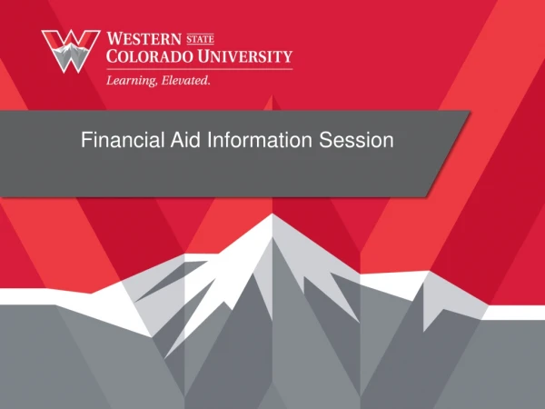 Financial Aid Information Session