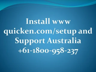 Manage Your Quicken Account With Quicken Support - slide 1