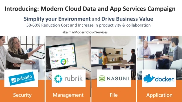 Introducing: Modern Cloud Data and App Services Campaign