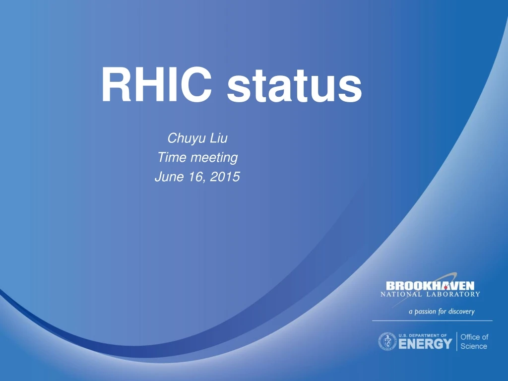 rhic status