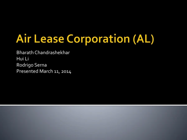 Air Lease Corporation (AL)