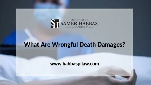 What are wrongful death damages?