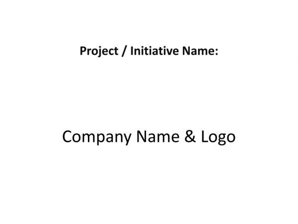 Company Name &amp; Logo