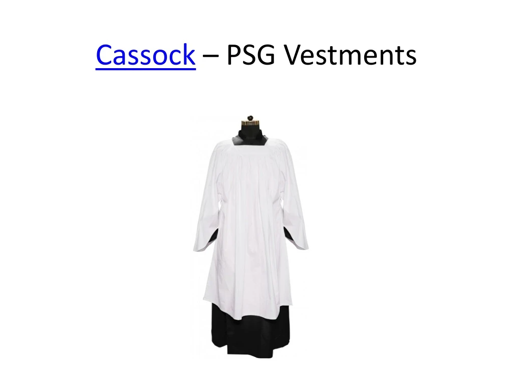 cassock psg vestments