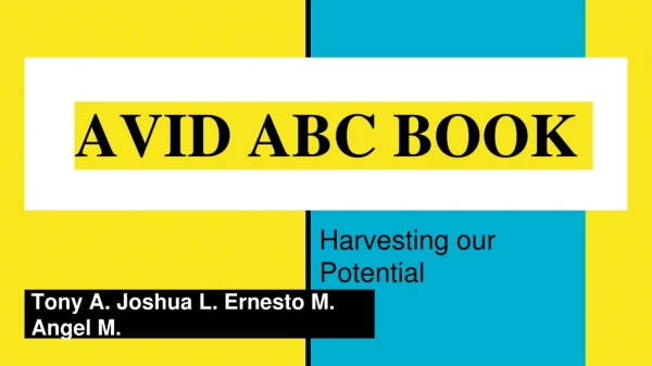AVID ABC BOOK