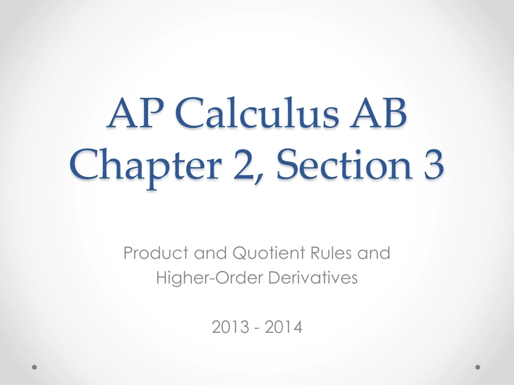 ap calculus ab chapter 2 section 3
