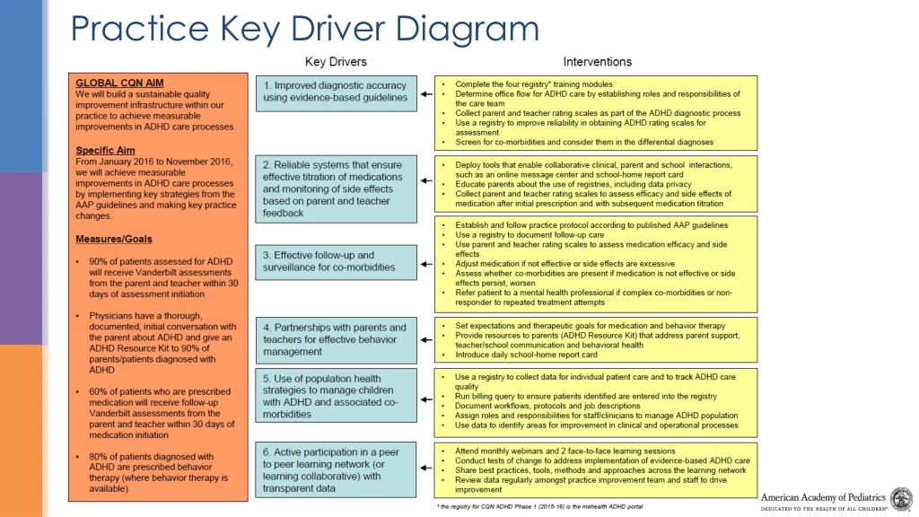 practice key driver diagram