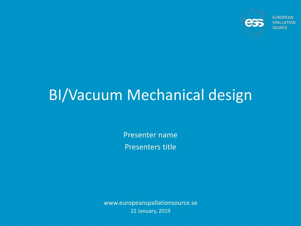 bi vacuum mechanical design