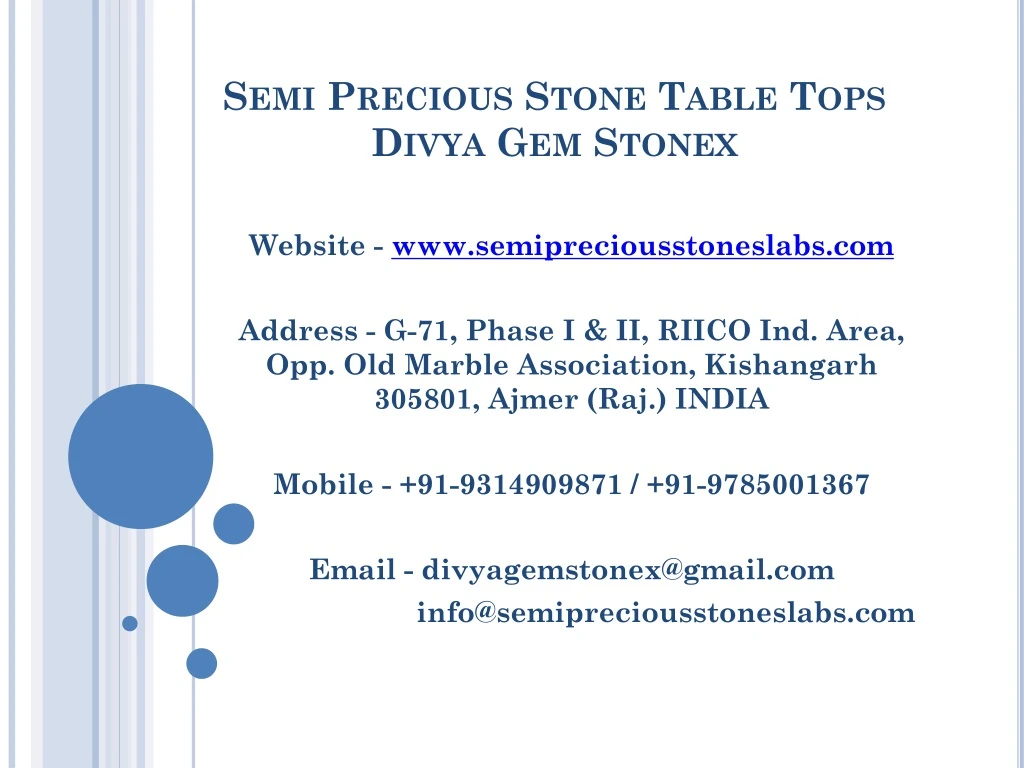 semi precious stone table tops divya gem stonex