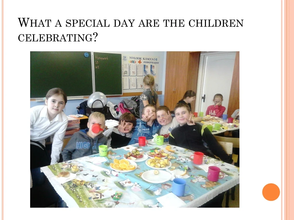 what a special day are the children celebrating