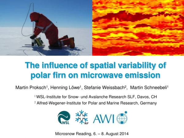 The influence of spatial variability of polar firn on microwave emission