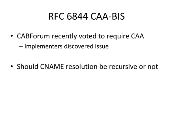 RFC 6844 CAA-BIS
