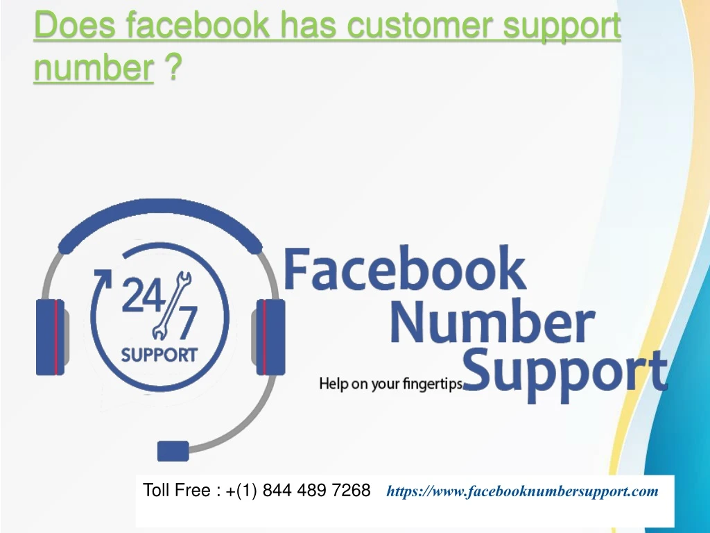 does facebook has customer support number