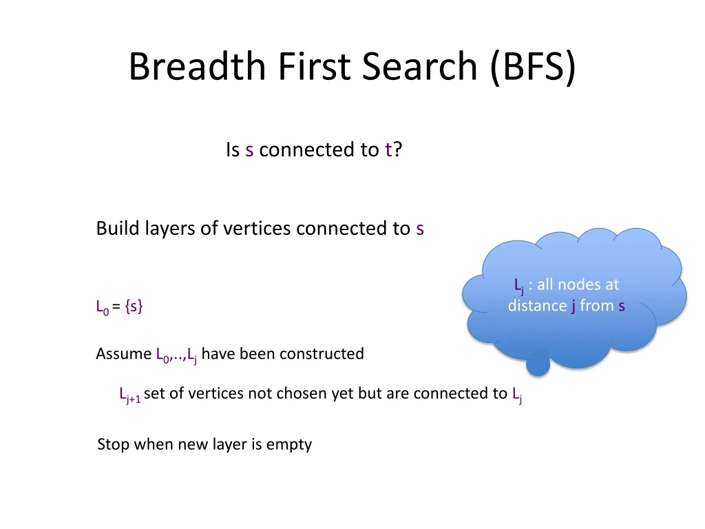 breadth first search bfs
