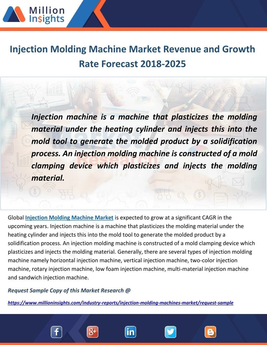 injection molding machine market revenue