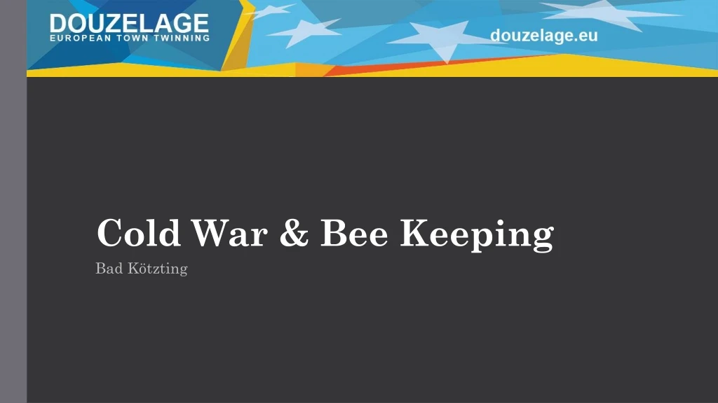 cold war bee keeping