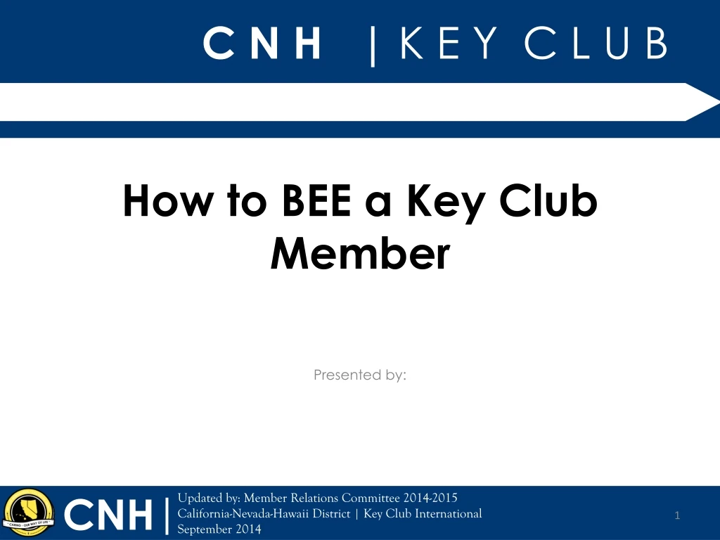 how to bee a key club member