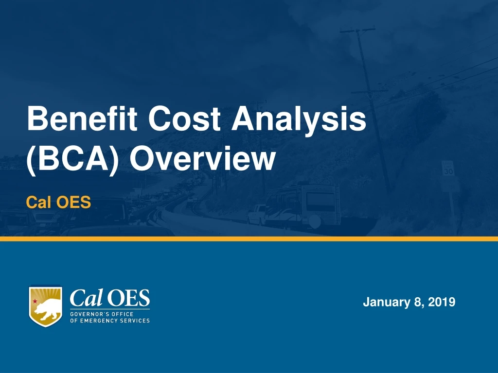 benefit cost analysis bca overview