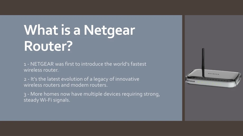 what is a netgear router