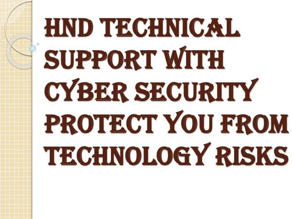 Meaning of the Word CYBER by HND Technical Support with Cyber security