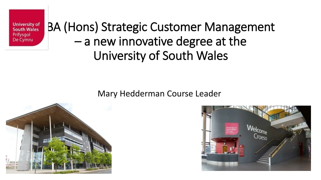 ba hons strategic customer management a new innovative degree at the university of south wales