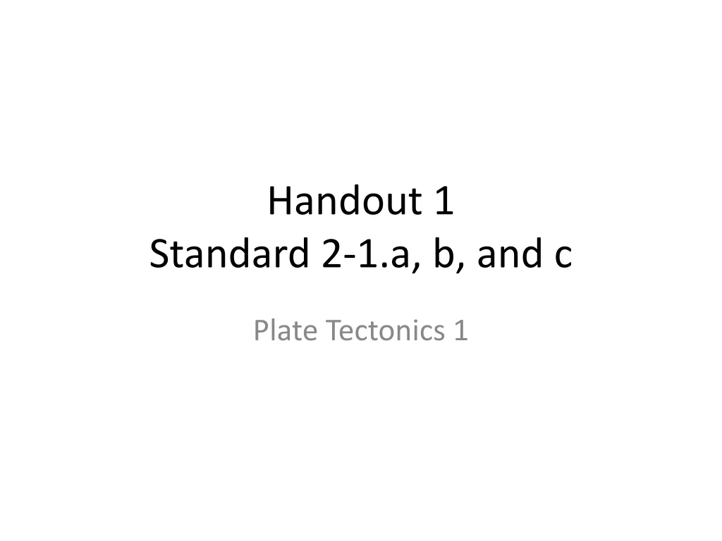 handout 1 standard 2 1 a b and c